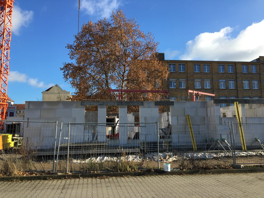 Rohbau Erdgeschoss errichtet 02.12.16