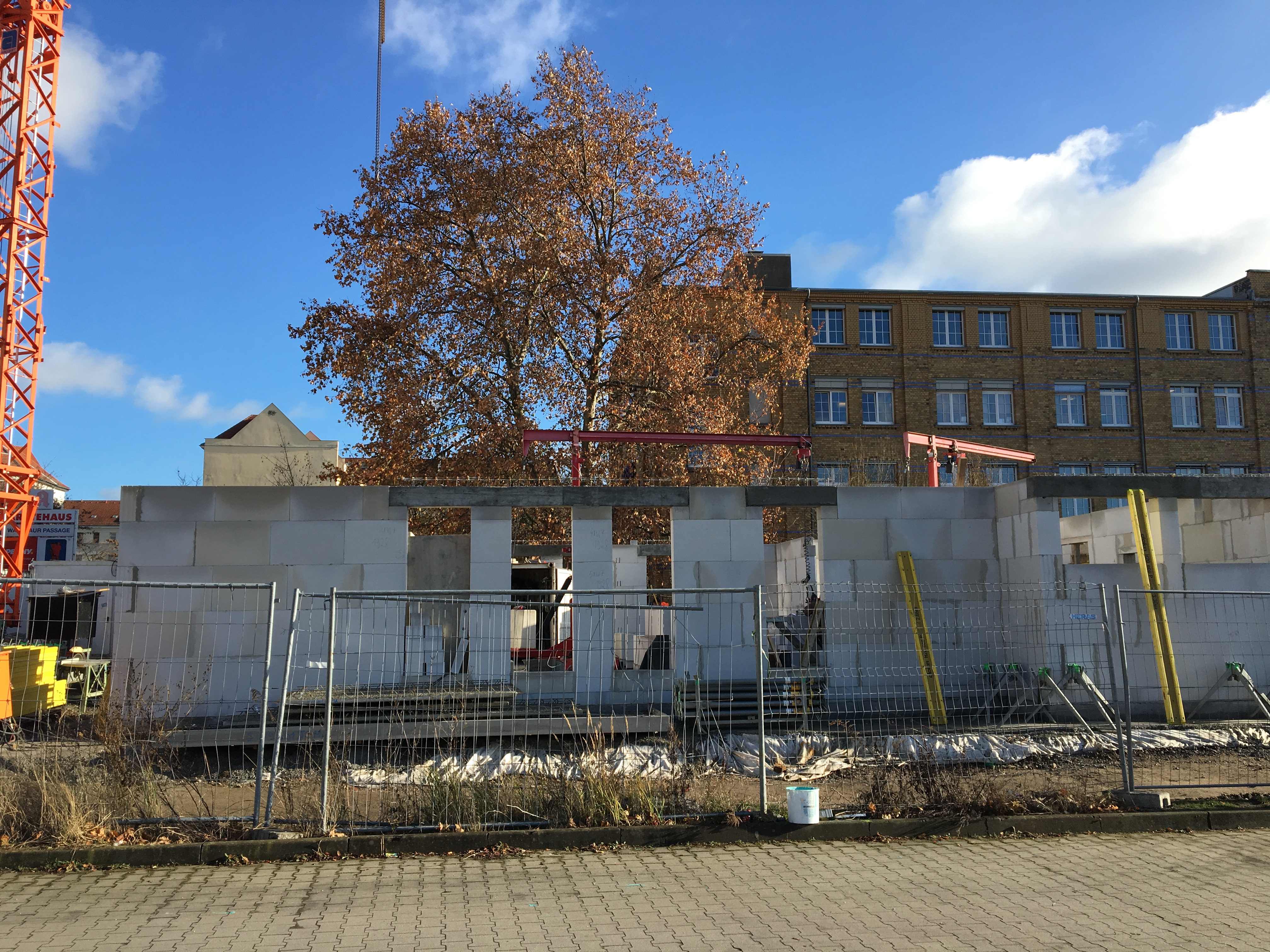Rohbau Erdgeschoss errichtet 02.12.16